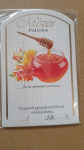 Pálinkás cimke 7,5 x 11,5 cm,öntapadós,minta kiválasztása a kosárban